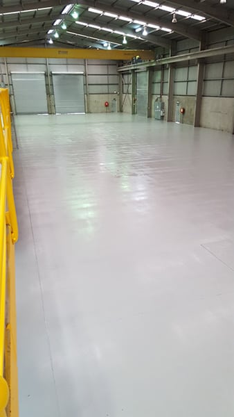 White Coating On A Floor