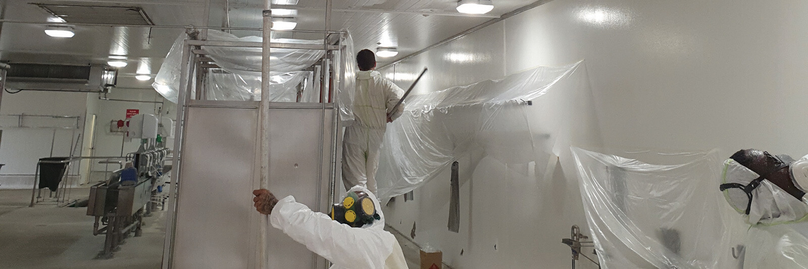 Men Working In A PPE